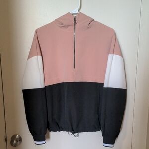 Zara Hooded Zip Pullover Light Jacket